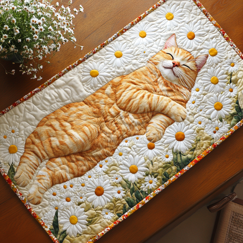 Silent Rest Quilted Table Runner NCU0DK6667