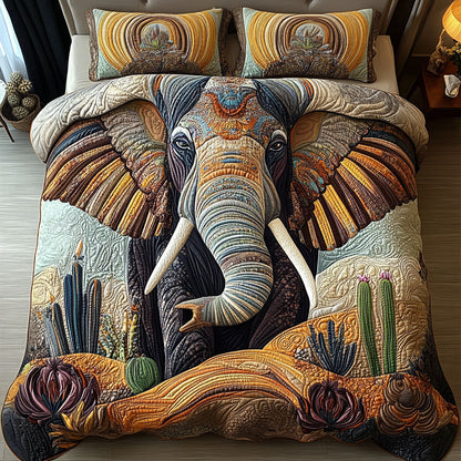 Silent Strength 3-Piece Quilted Bedding Set NCU0PT7274