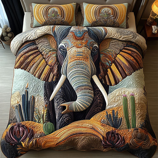 Silent Strength 3-Piece Quilted Bedding Set NCU0PT7274