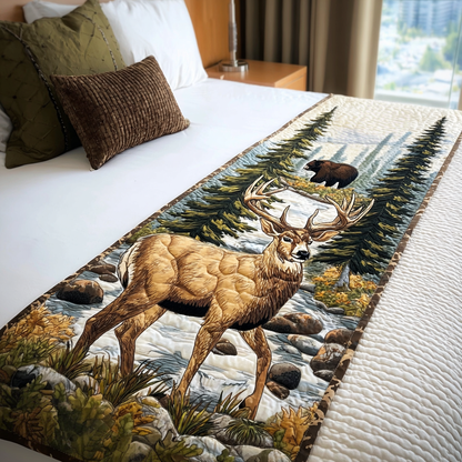 Silent Stroll Quilted Bed Runner NCU0PT8381