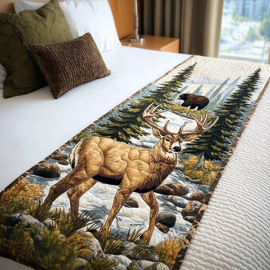 Silent Stroll Quilted Bed Runner NCU0PT8381