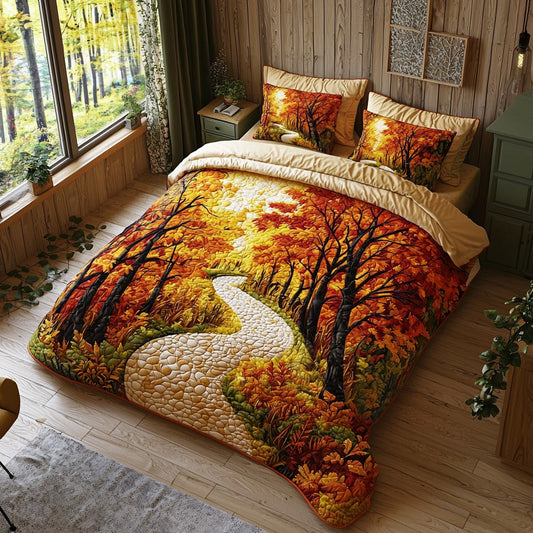 Silent Timber 3-Piece Quilted Bedding Set NCU0DV7031