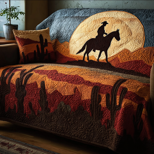 Silent Trail Quilted Sofa Cover NCU0DK10791