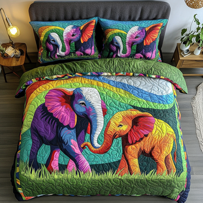 Silent Tusk 3-Piece Quilted Bedding Set NCU0DK6815