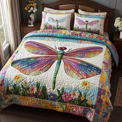 Silent Wings 3-Piece Quilted Bedding Set NCU0DV9293