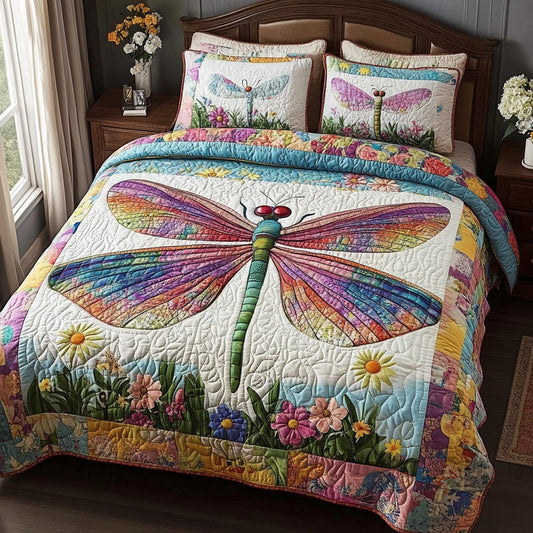 Silent Wings 3-Piece Quilted Bedding Set NCU0DV9293