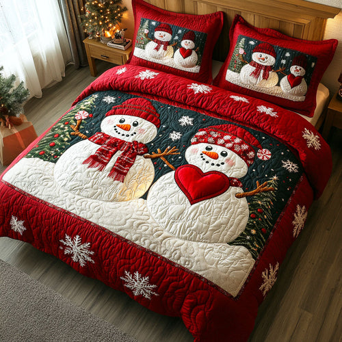 Silent Winter 3-Piece Quilted Bedding Set NCU0TD464
