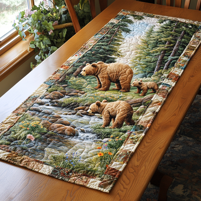 Silent Woods Quilted Table Runner NCU0DK7174