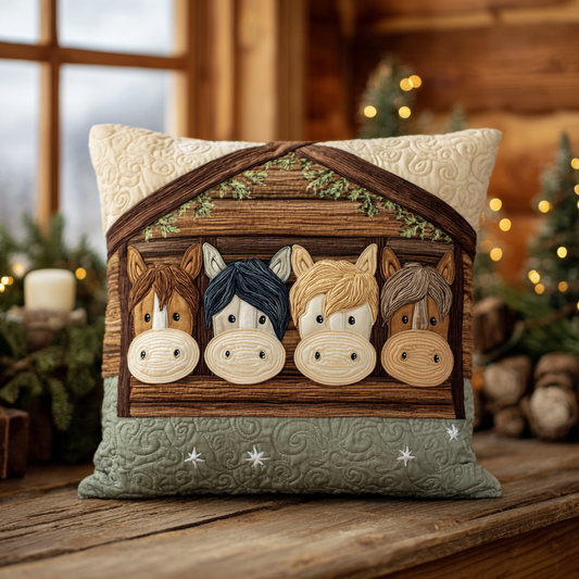Silly Saddle Spirit Quilted Pillow Case NCU0DV8582