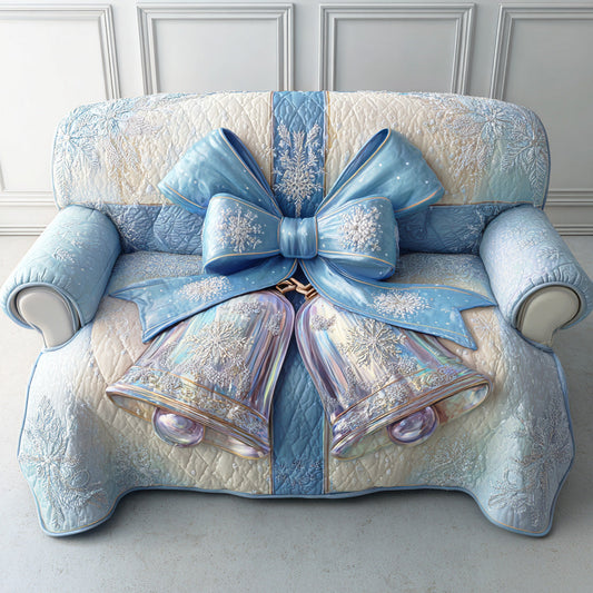 Silver Bow Dance Quilted Sofa Cover NCU0TD1052