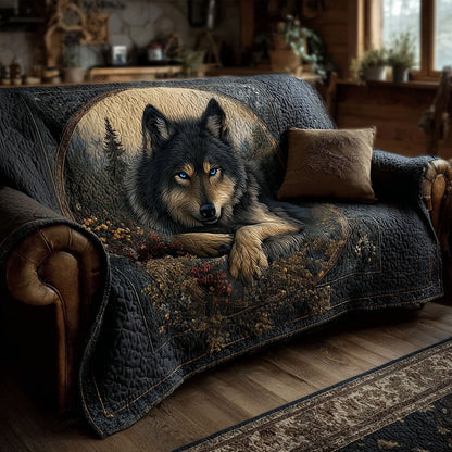 Silver Fang Quilted Sofa Cover NCU0PT10304