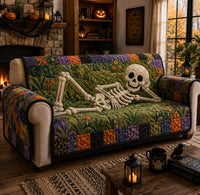 Skeleton Meadow Quilted Sofa Cover NCU0DV9824