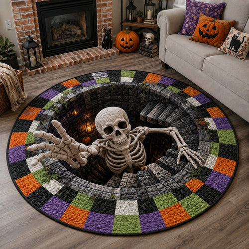 Skeleton Sinkhole Round Carpet NCU0DV9836