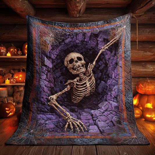 Skeleton Ascent Quilted Blanket NCU0XD721
