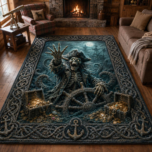 Skeleton Captain Area Rug NCU0TD3118