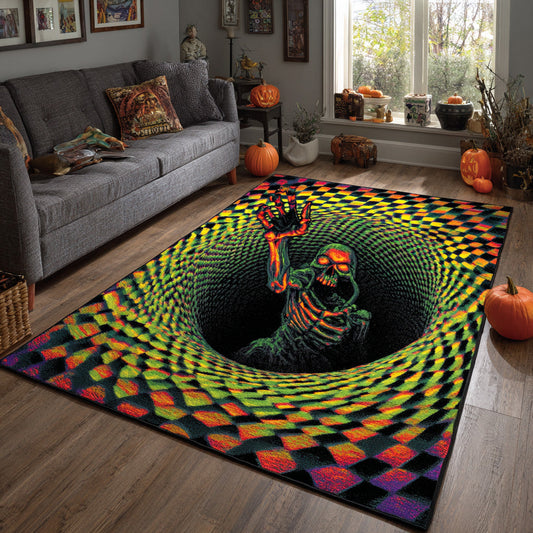 Skeleton Escape Area Rug NCU0DV7724