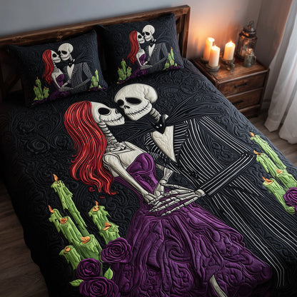 Skeleton Lovers Quilted Bedding Set NCU0TH3229