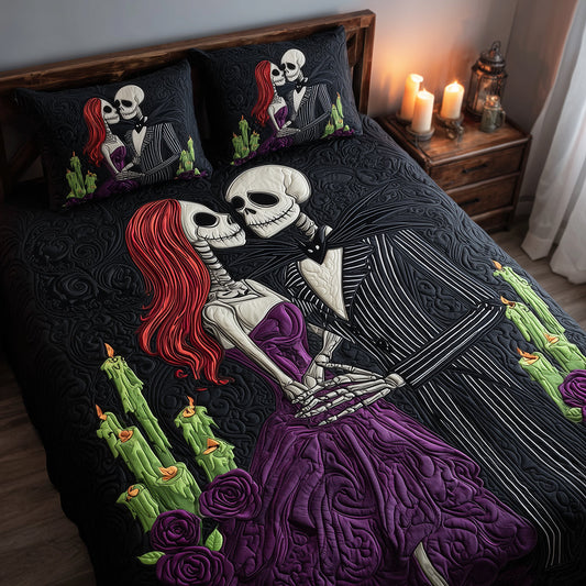 Skeleton Lovers Quilted Bedding Set NCU0TH3229