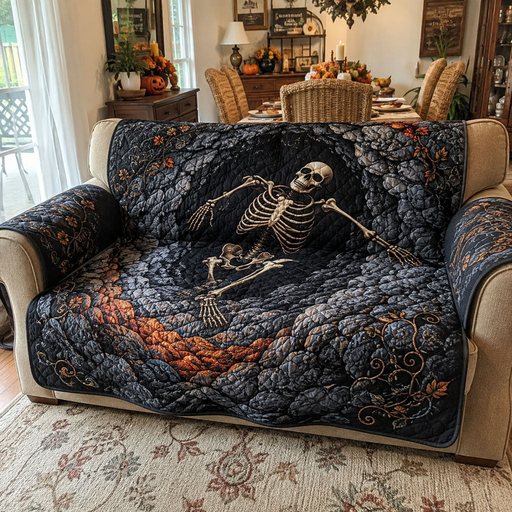 Skeleton Mine Quilted Sofa Cover NCU0PT12004