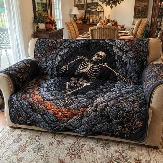 Skeleton Mine Quilted Sofa Cover NCU0PT12004