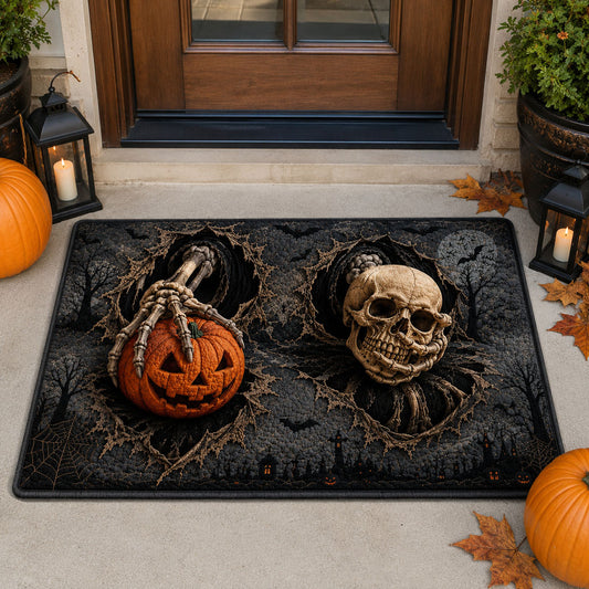 Skull Harvest Welcome Doormat NCU0PT11891