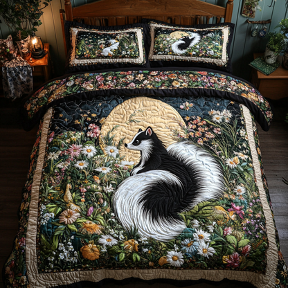 Skunk Trails 3-Piece Quilted Bedding Set NCU0DK4337