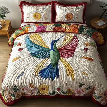 Sky Dancer 3-Piece Quilted Bedding Set NCU0DK3865