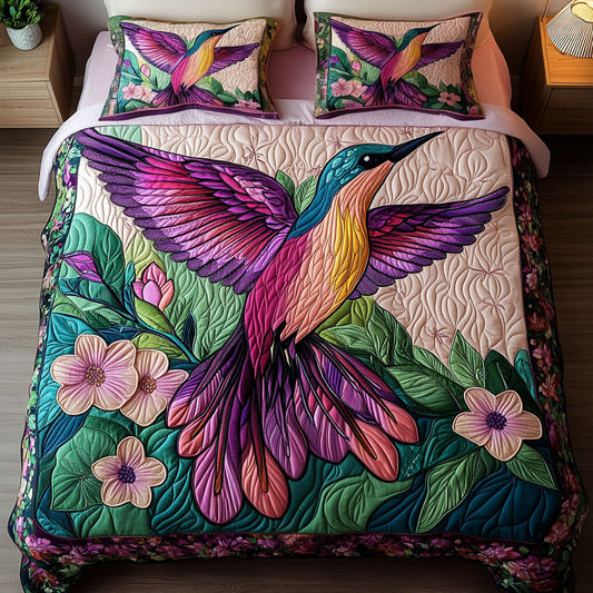 Sky Dancer 3-Piece Quilted Bedding Set NCU0NT2505