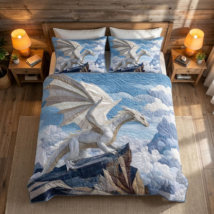 Sky Dragon 3-Piece Quilted Bedding Set NCU0DK12221