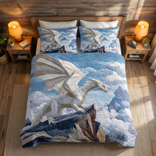 Sky Dragon 3-Piece Quilted Bedding Set NCU0DK12221