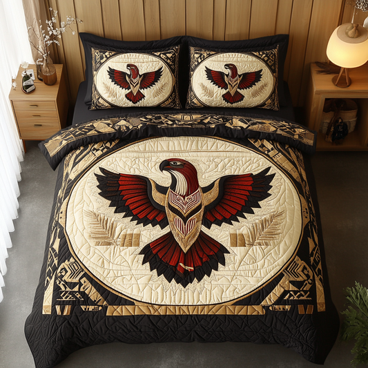 Sky Guardian 3-Piece Quilted Bedding Set NCU0DK3538
