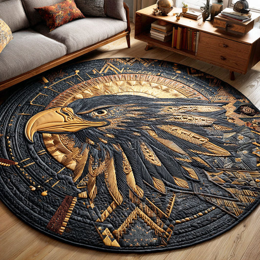 Sky Guardian Quilted Round Mat NCU0TD444