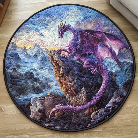 Sky Roar Quilted Round Mat NCU0VH5618