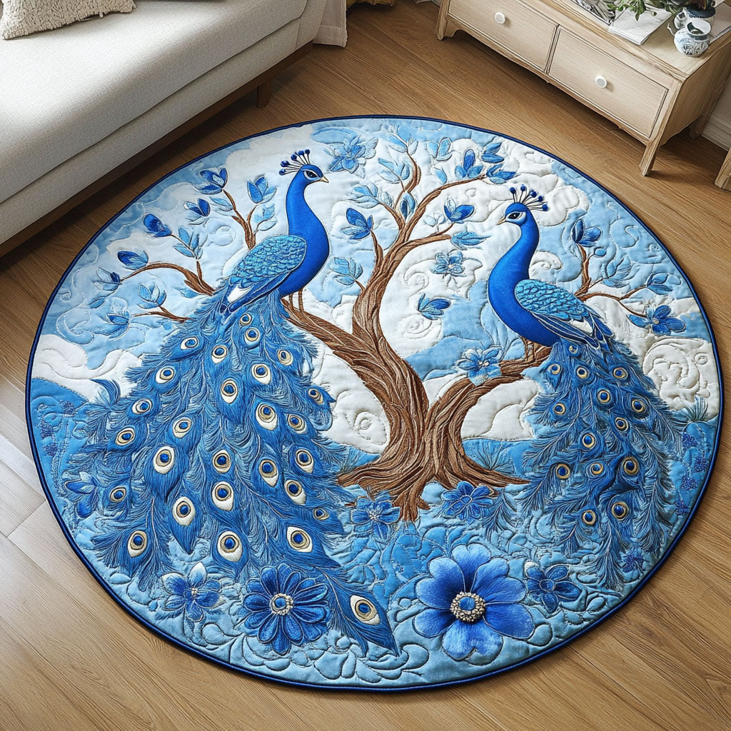 Sky Serenade Quilted Round Mat NCU0NT4890