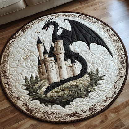 Sky Sovereign Quilted Round Mat NCU0DV3105