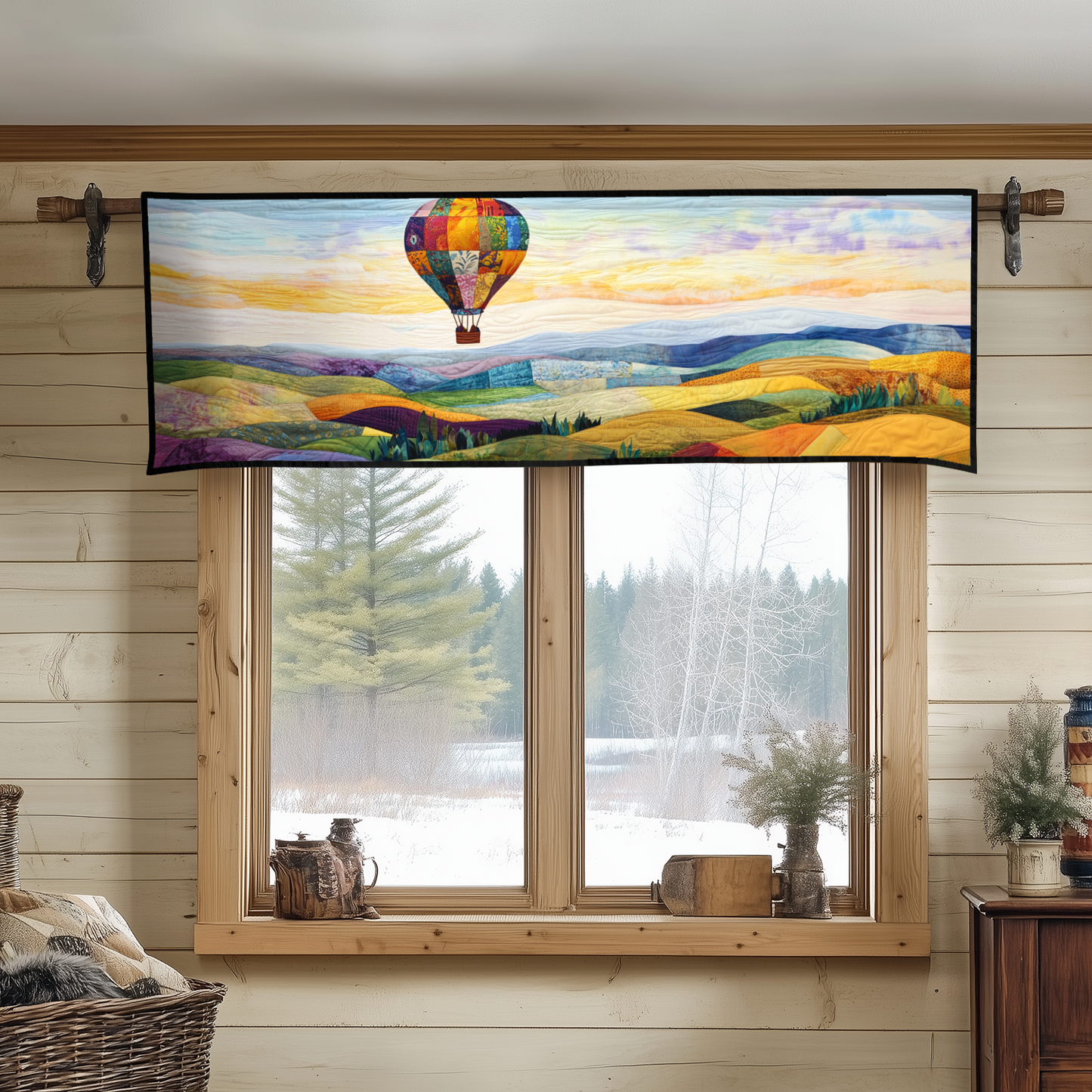 Sky Wanderer Quilted Valance NCU0DK5285