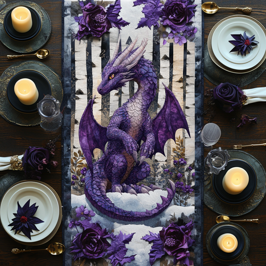 Skyborn Serpent Quilted Table Runner NCU0DV3018