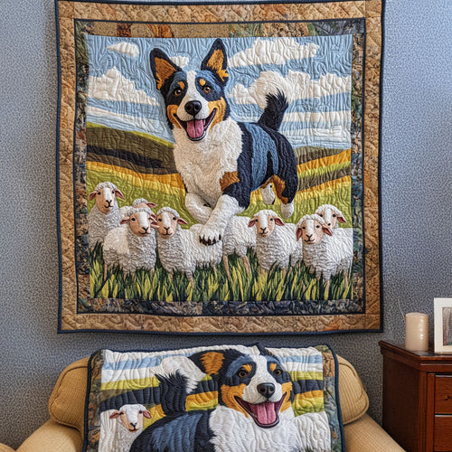 Skyline Cattle Guard Quilted Blanket NCU0PT3352