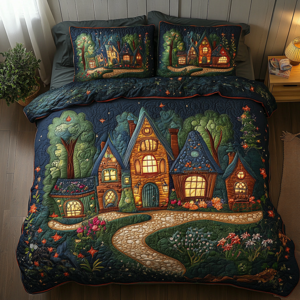 Skyline Serenity 3-Piece Quilted Bedding Set NCU0DK7937
