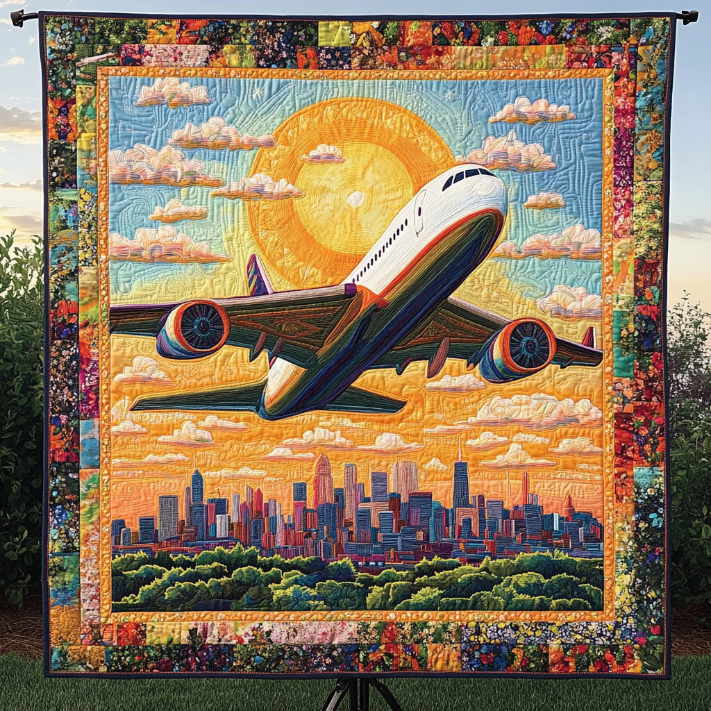 Skyline Soar Quilted Blanket NCU0NT3669