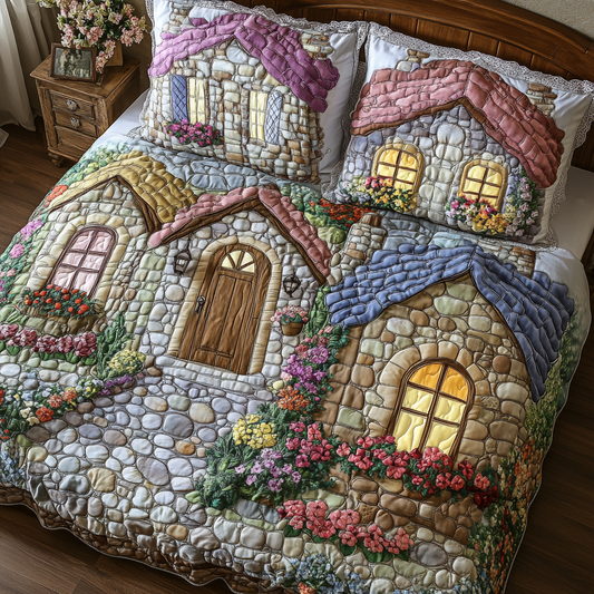 Skyline View 3-Piece Quilted Bedding Set NCU0DK7932