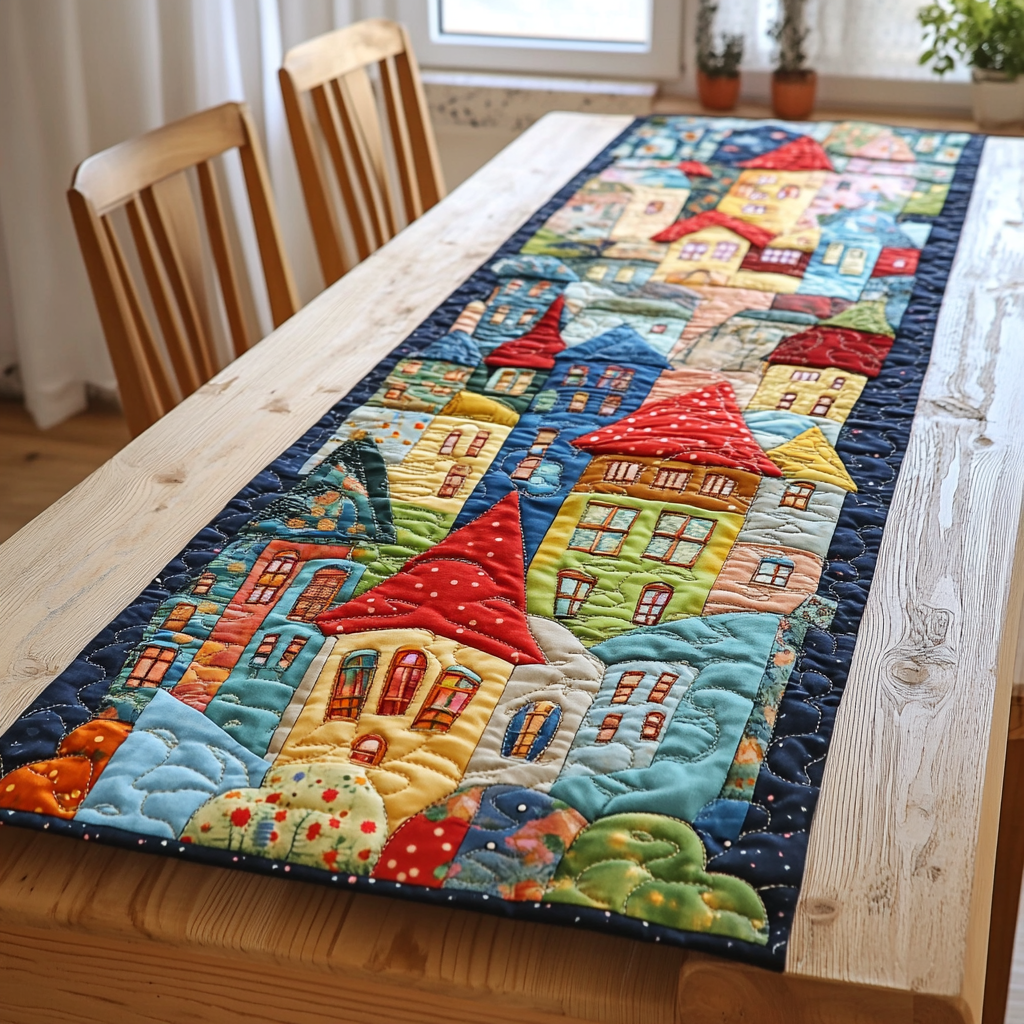 Skyline View Quilted Table Runner NCU0DK7950