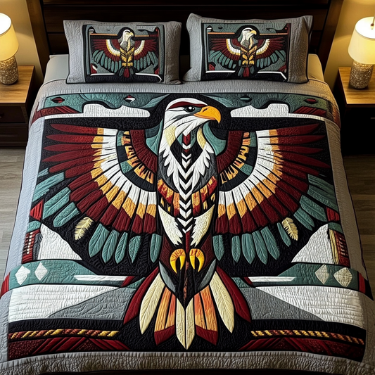 Skys Embrace 3-Piece Quilted Bedding Set NCU0VH1583