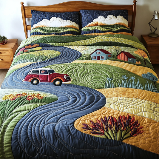 Skyward Dream 3-Piece Quilted Bedding Set NCU0DK6328