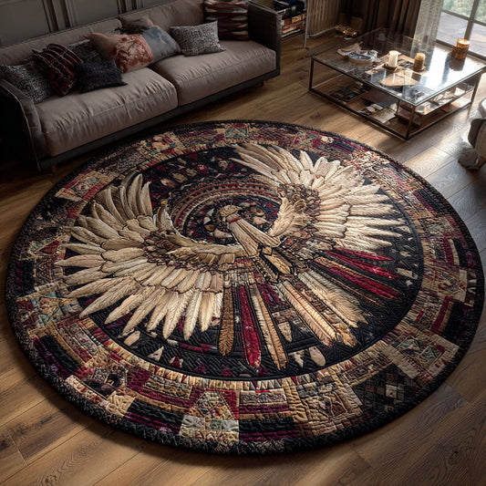 Skyward Dream Quilted Round Mat NCU0PT7442