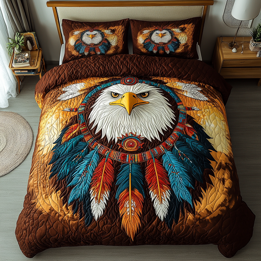 Skyward Heritage 3-Piece Quilted Bedding Set NCU0DK3269