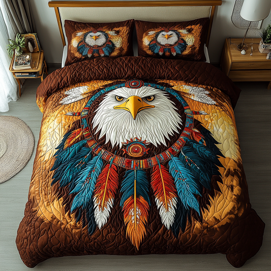 Skyward Heritage 3-Piece Quilted Bedding Set NCU0DK3269