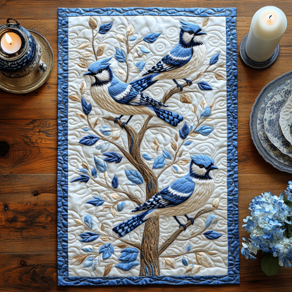 Skyward Song Quilted Table Runner NCU0DV4720