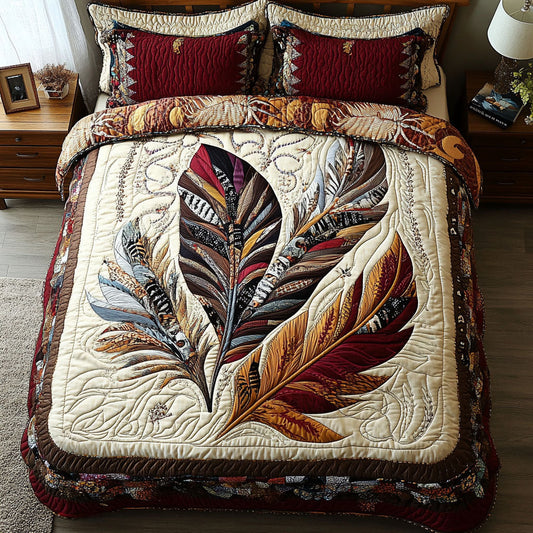 Skyweaver 3-Piece Quilted Bedding Set NCU0PT7401