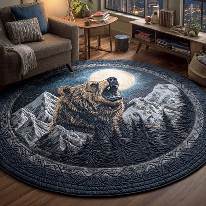 Slate Roar Quilted Round Mat NCU0TD229